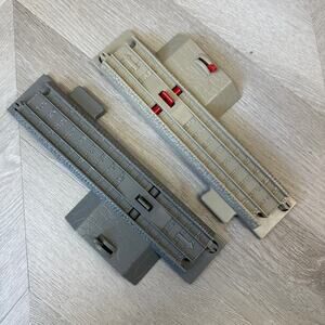 Thomas Train Trackmaster Lot of 2 Straight Tracks Stop/Go Switch Beige Gray